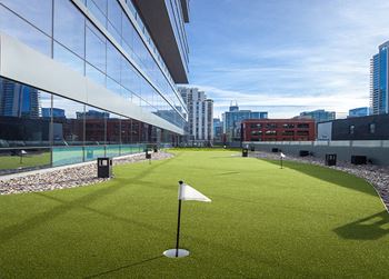 Golf Putting & Practice Green at 640 North Wells, Illinois